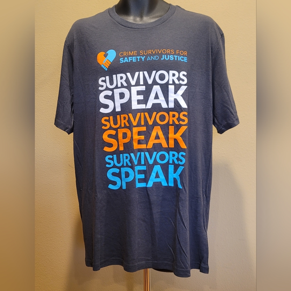 Crime Survivors Gray T-Shirt
